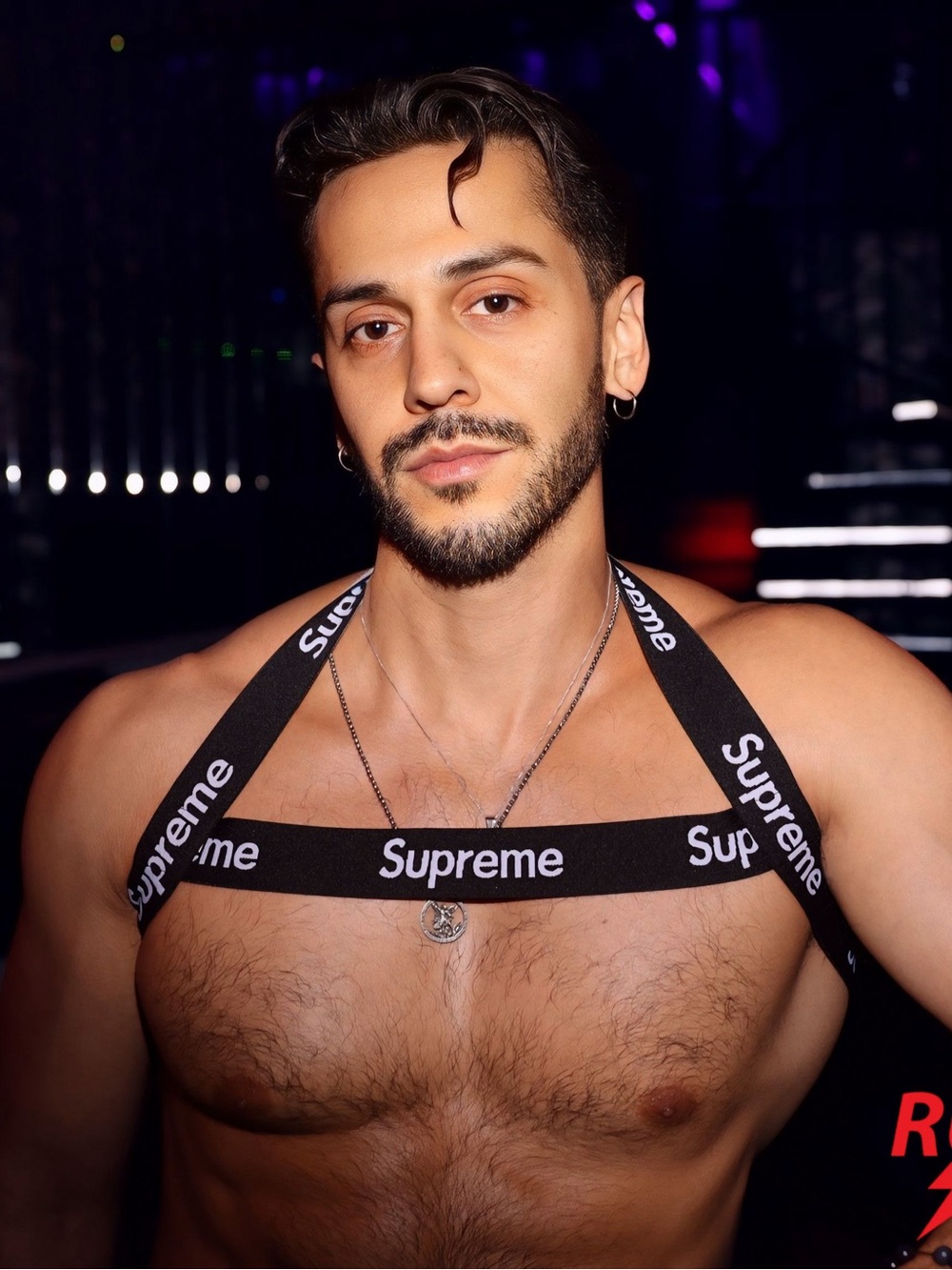Supreme Black Body Harness and Leg Straps